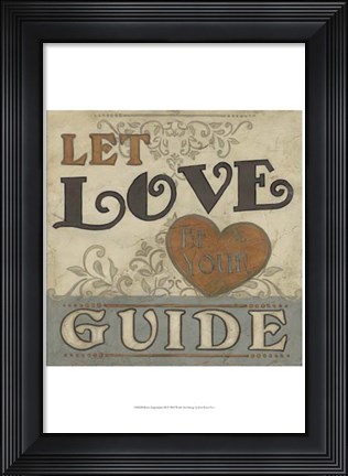 Framed Retro Inspirations III Print