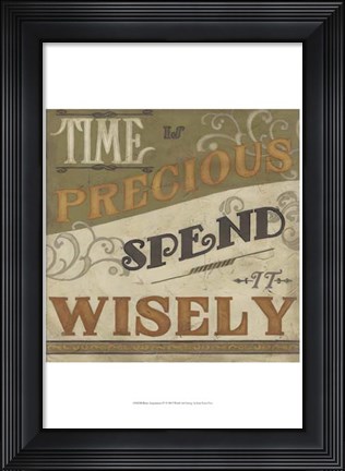 Framed Retro Inspirations IV Print