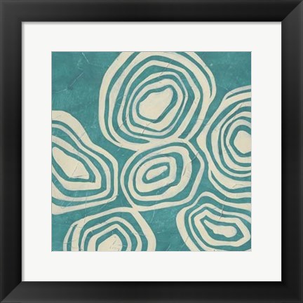 Framed Mineral Motif I Print