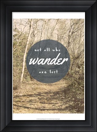 Framed Centered Sentiment III Print