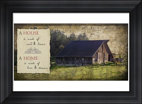 Framed Widby&#39;s Sentiments II Print