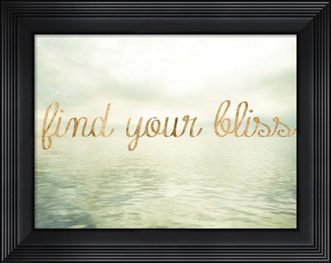 Framed Water Bliss I Print