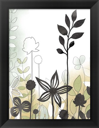 Framed Sketchbook Garden II Print