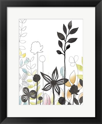 Framed Sketchbook Garden IV Print