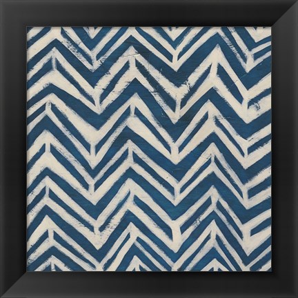 Framed Indigo Signals II Print