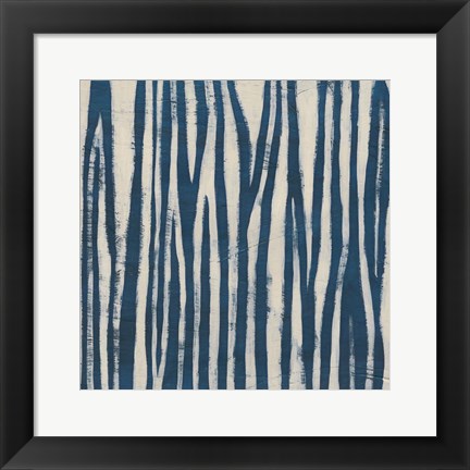 Framed Indigo Signals VI Print