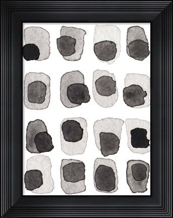 Framed Grey Slate III Print