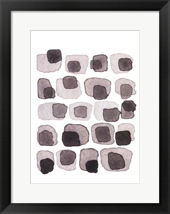 Framed Grey Slate IV Print