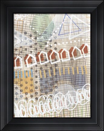 Framed Home Grid I Print