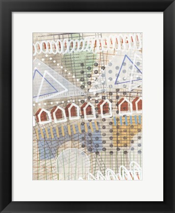 Framed Home Grid II Print