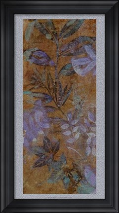 Framed Leaf Shimmer I Print