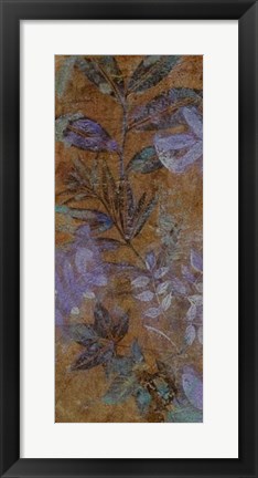 Framed Leaf Shimmer I Print