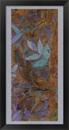Framed Leaf Shimmer II Print