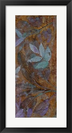 Framed Leaf Shimmer II Print