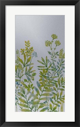 Framed Pattern of Leaves IV Print