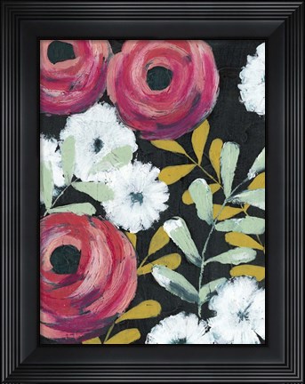 Framed Flor de Color I Print