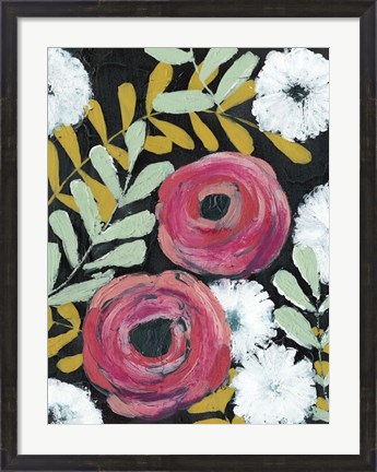 Framed Flor de Color II Print
