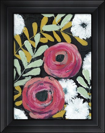 Framed Flor de Color II Print