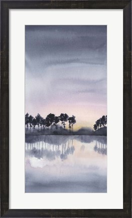 Framed Bayside Sunset I Print