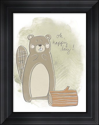 Framed Woodland Whimsy III Print