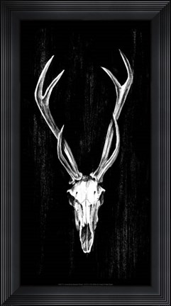 Framed Rustic European Mount I Print