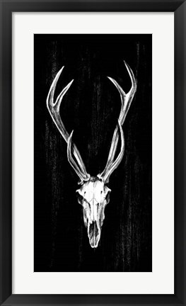 Framed Rustic European Mount I Print