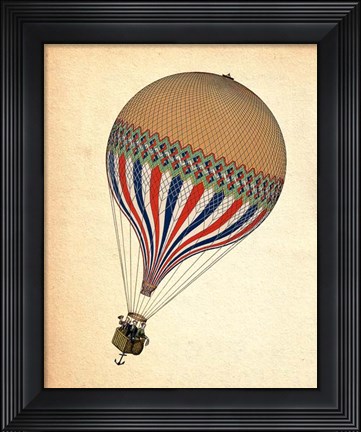 Framed Le Tricolore Print