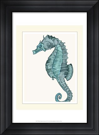 Framed Blue Underwater Scenes 2 c Print