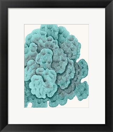 Framed Blue Underwater Scenes 2 e Print