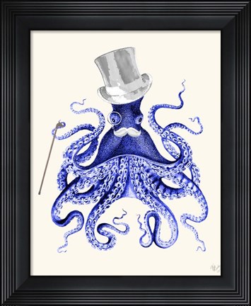 Framed Octopus About Town Print