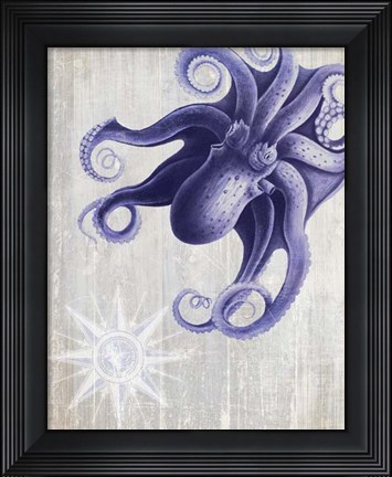 Framed Octopus 7 Print