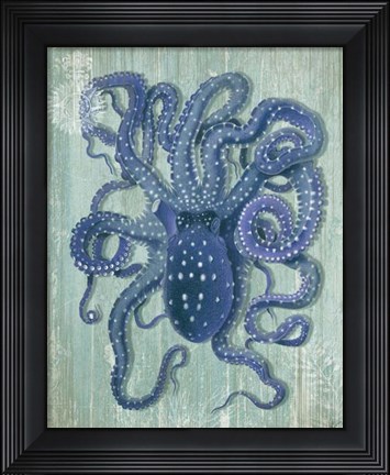 Framed Coastal Life Collection 1 a Print