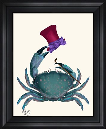 Framed Dandy Crab Print