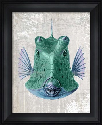 Framed Cowfish Print
