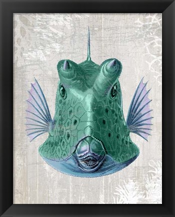 Framed Cowfish Print
