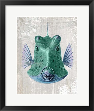 Framed Cowfish Print