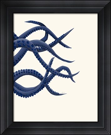 Framed Giant Octopus Tentacles b Print