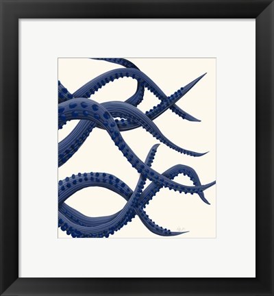 Framed Giant Octopus Tentacles b Print