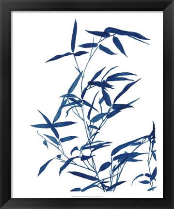 Framed Indigo Botanica I Print