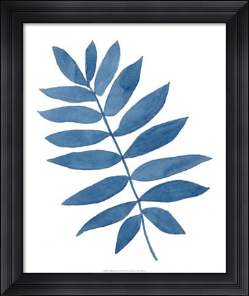 Framed Indigo Botanica V Print