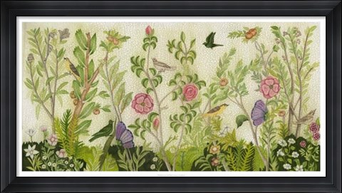 Framed Flora Fresco Print