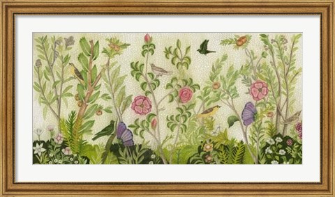 Framed Flora Fresco Print