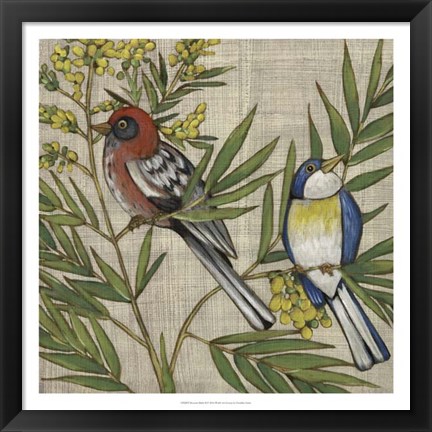 Framed Hanover Birds II Print