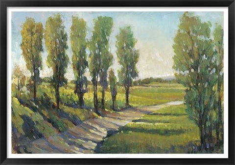 Framed Lush Landscape I Print