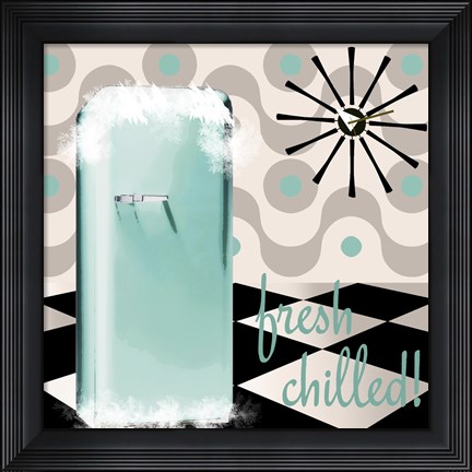 Framed Fifties Kitchen II Print
