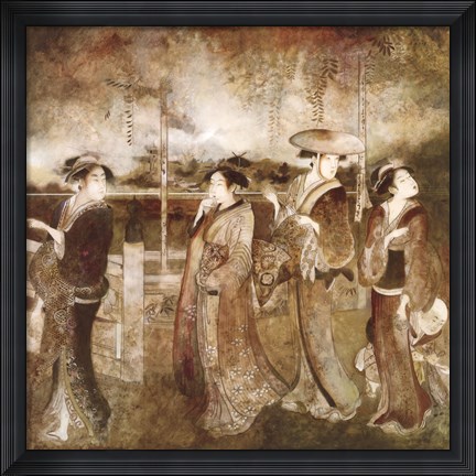 Framed Eastern Gathering Print