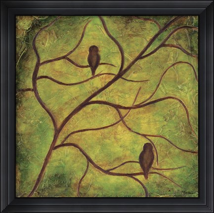 Framed Sleep Hallow Silhouettes Print