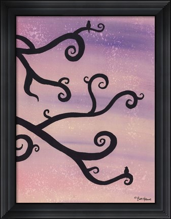 Framed Competing for Her Love III Print