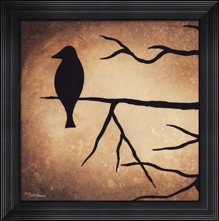 Framed Ode to Poe I Print