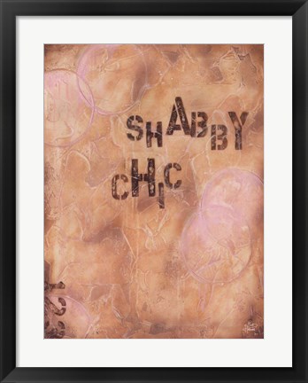 Framed Shabby Chic Print